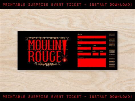 moulin rouge tickets nyc gift card